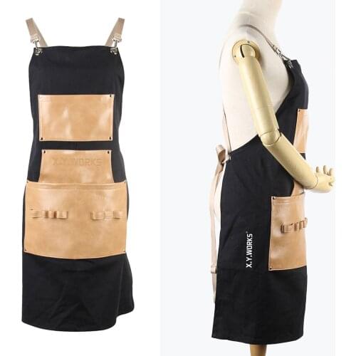 Salon Hairdressing Hair Cutting Apron Front 3 Pockets for Barber Hairstylist Hair Dyeing Cape Hairstylist Aprons