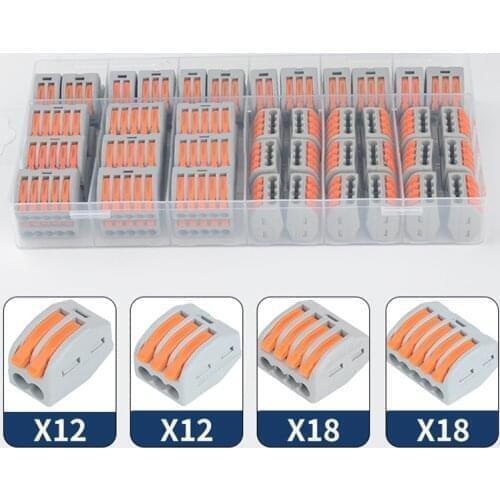 Wire Connector 41 Series Splicing Terminal Blocks Led Strip Lighting Electric Quick Connectors Mini Conductor Rail Conector