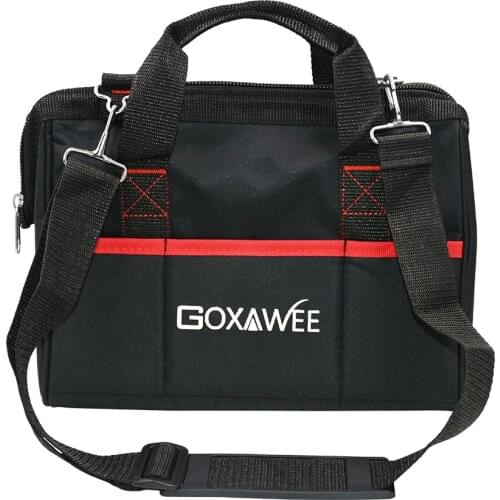 GOXAWEE Waterproof Heavy Duty Strong Storage Tool Bag Wrench Screwdriver Tool Organizers For Gardon Hardware 12" 14" 16"