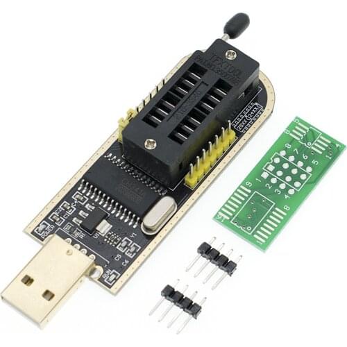 10pcs CH341A 24 25 Series EEPROM Flash BIOS USB Programmer with Software & Driver