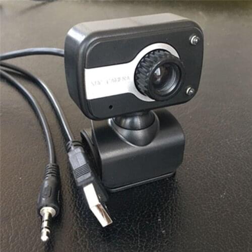 Web Camera Webcam HD USB Computer Network Live Camera Free Drive Cam Built-in Microphone for Computer and Laptops Video Chat