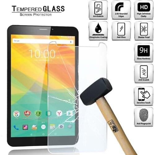 Tablet Tempered Glass Screen Protector Cover for Prestigio Grace 3318 3G 8 Incn HD Eye Protection Anti-Fingerprint Tempered Film