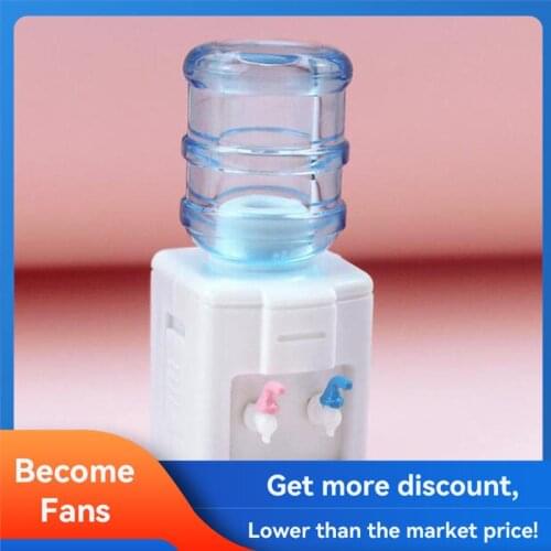 1/12 Mini Water Dispenser Dollhouse Miniature Life Play Scene Model Simulation Doll House Decorative Accessories Kids Toys