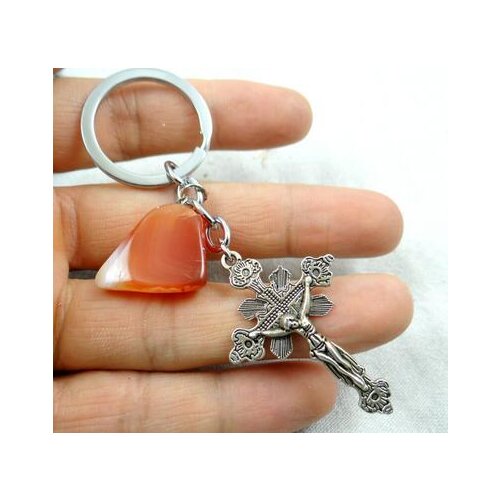 1Pcs wholesale Alloy key ring cross carving key chain car pendant Accessories key chain free shipping p457