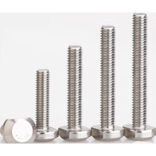 5Pcs M6 Stainless Steel 304 Pressure Plate Screws T-Type Groove Header Screw Mechanical Bolts Bolt 12mm-55mm Long
