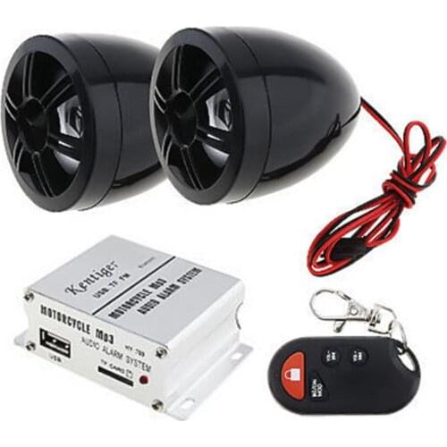 80% Dropshipping!! Motorcycle Motorbike Anti-theft Radio MP3 Audio Player Speaker