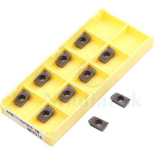 APMT1135PDER-XM NK9018 Carbide Inserts APMT1605PDER-XM NK9018 Milling Cutter Cutting Blades CNC Lathe Tools ,For Stainless Steel