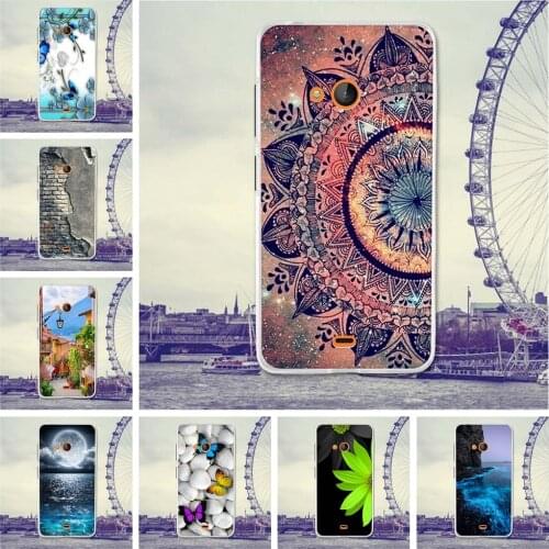 Phone Case for Nokia Microsoft Lumia 540 Cases Back Cover for Nokia Microsoft Lumia540 Phone Covers Cases Silicone Flower Skin