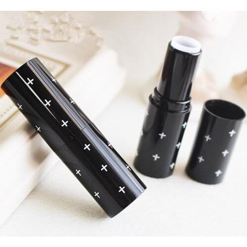 Black Color High-grade Empty Lipstick Tube Batom Case Bottle 12.1mm Make up Tools for Lips Wholesale 200pcs/lot