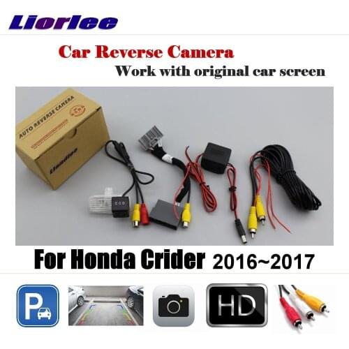 For Honda Crider 2016~2017 Screen / Car Rear View Rearview Camera Back Backup Reverse Parking CAM