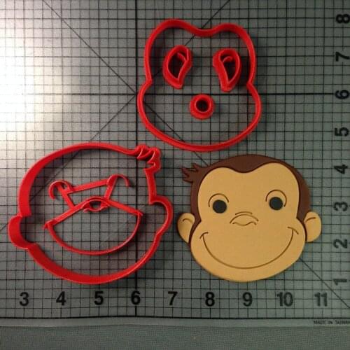 Baby Monkey Frosting Cookie Mold 3d-printed Cookie Mold Homemade Parent-Child DIY Sugar-Turning Baking Tool Cake 3D Cutting Mold