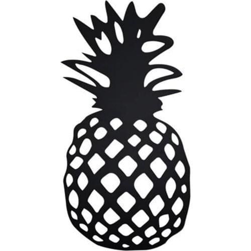 Metal Pineapple Shaped Wrought Iron Pendant Wall Decor Hollow Hanging Art Ornament Home Decor Modern Simple Fruit Design
