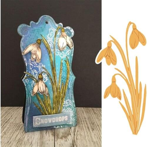 Tulip Flower Metal Cutting Dies Stencil for DIY Scrapbooking Embossing Photo Album Decoration Paper Card Craft Die Cut New 2019