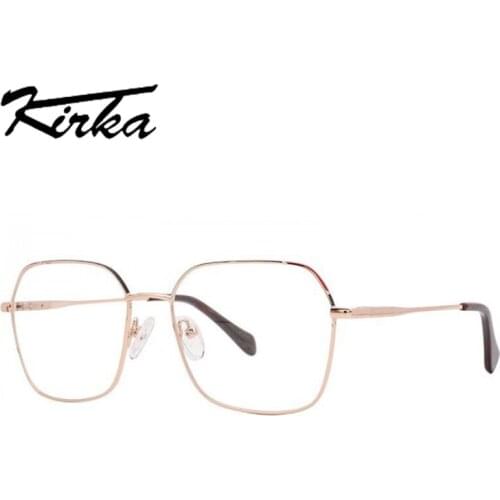 Fashion Pilot Eye Glasses Frames For Women Optical Eyeglasses Frame Designer Glasses Metal Spectacle Frames For Women Eyewear