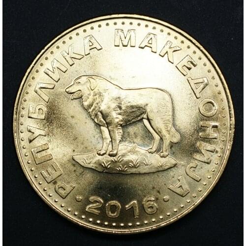 Macedonia 1 Dinar Coin Europe New Original Coins Unc Commemorative Edition 100% Real Rare Eu Random Year
