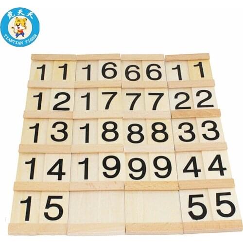 Montessori Math Developing Wooden Toys Learning Education Games Preschool Teaching Materials Seggen Plate