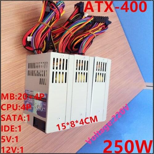 New Original PSU For Jiujiajiu AIO 1U 250W Power Supply ATX-400