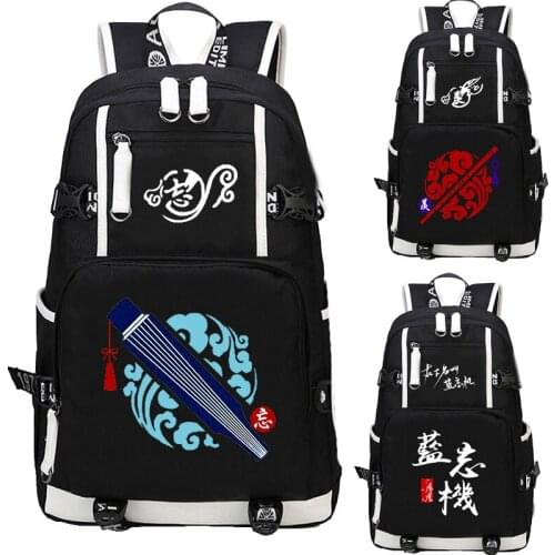 Grandmaster of Demonic Cultivation MO DAO ZU SHI Backpack Cosplay Student wei wu xian lan wang ji School bags Oxford Mochila