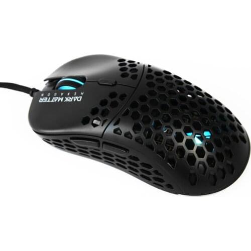 Dark Matter - Hexagon Mouse Gaming ergonomic Mouse, RGB LED, 10.000 dpi, 20G, 6 programmable buttons, 60g weight, Colme design