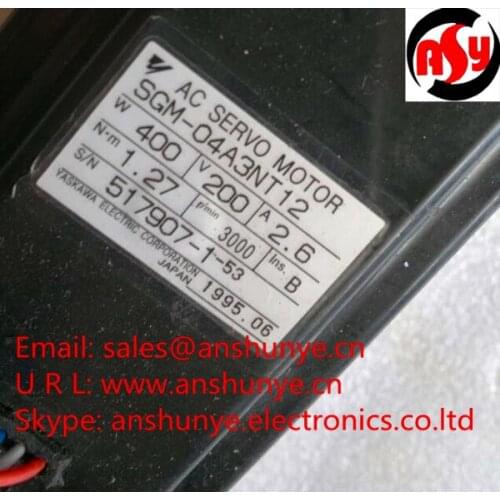 AC Servo Motor SGM-04A3NT12 Used & Tested Working