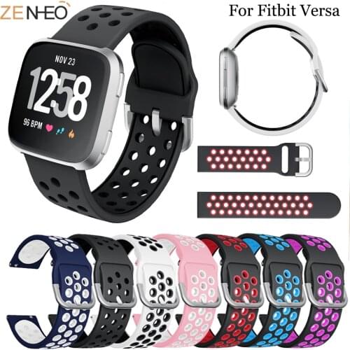 Replacement Band For Original Fitbit Versa/Versa 2 Soft Silicone Breathable Wrist Accessories Watch Strap For Fitbit Versa lite