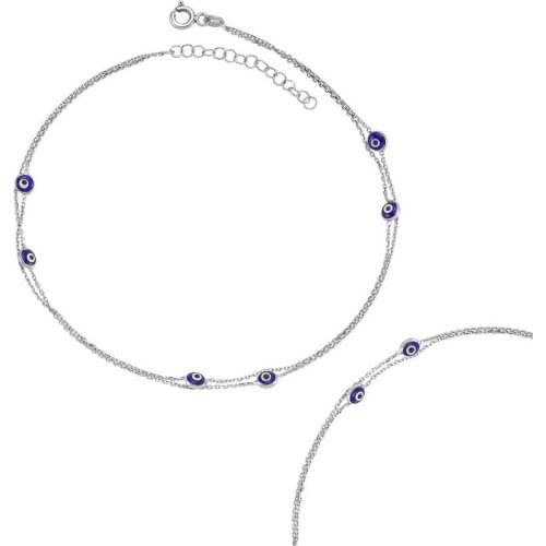 Tevuli 925 Sterling Silver Evil Eye Women Bracelet