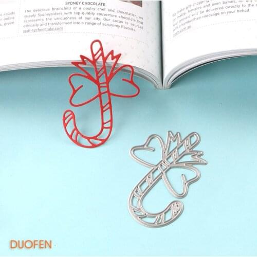 090201 1pc Christmas cane Stencils metal cutting dies for DIY papercraft project embossing Scrapbooking Scrapbook Paper Album
