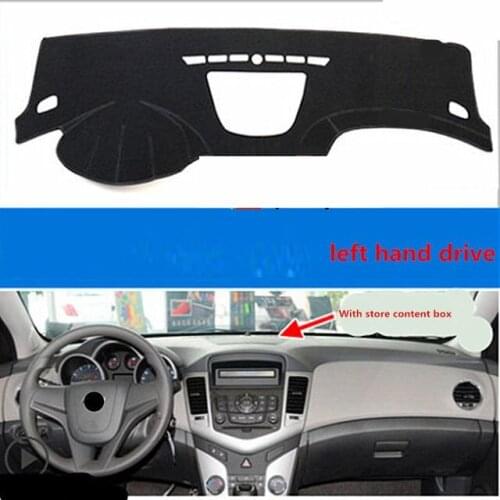 For Chevrolet Cruze With Store Content Box 2009-2014 Left-hand 1PC Car Dashboard Mats Cover Sun Shade Dashboard Cover Capter