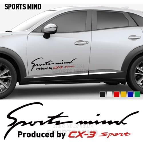 10 x Car Styling Automobiles JDM Sport Entertainment Car Stickers Decal For Mazda CX3 Mazdaspeed Mazda CX-3 GX Car Accessories