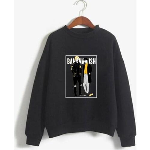 Banana Fish Hoodies Fashion Casual Long Sleeve Unisex Clothes
