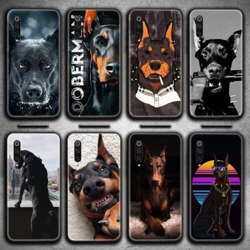 Animal Dachshund Doberman dog Phone Case for Xiaomi Mi Note 10 Lite Mi 9T Pro xiaomi 10 10 CC9 Pro