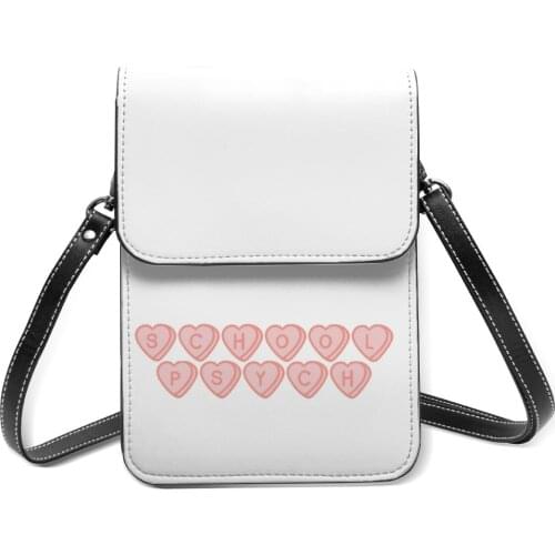 Psychology Shoulder Bag Work Leather Mobile Phone Bag Female Bulk Funny Bags