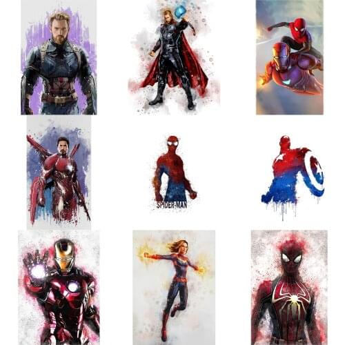 DIY 5D Diamond Painting Disney Marvel Superhero Avengers Diamond Embroidery Mosaic Rhinestone Cross Stitch Kit Decoration