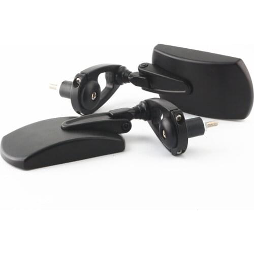New 22mm Universal Motorcycle Mirror Aluminum Black Handle Bar End Rearview Side Mirrors Motor Accessories