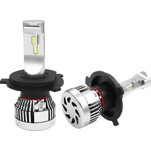 New Mini Size 12V H7 PX26D 12972RVS2 Car LED Headlight Kits LumiledChip 80W 12000LM 6000K White High Power H7 Low Beam Bulbs