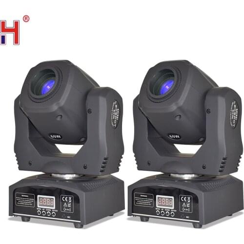 60W Spot Moving Head Light Mini 60 Watt LED Gobos High Brightness For Dj Disco 2pcs/Lot