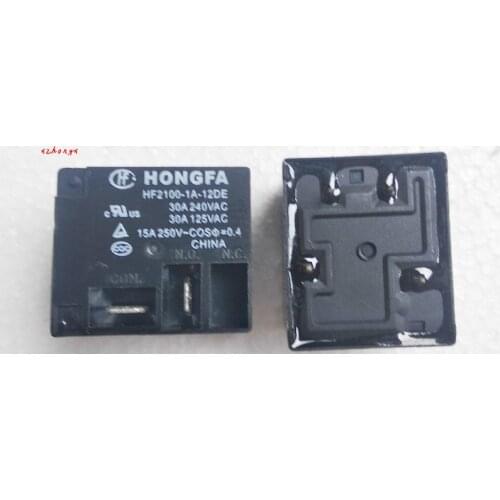 HF2100-1A-12DE 30A 12VDC power relay 4 feet