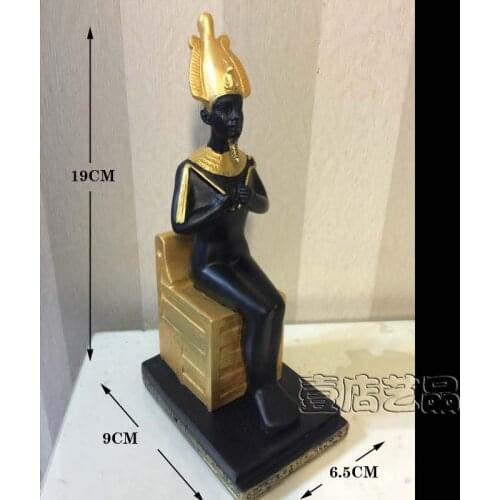 Home Resin Decoration Egyptian Ollie Sith Sitting God