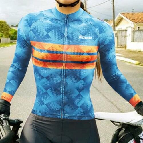 Women Long sleeve Pro Cycling Jersey Breathable Autumn Spring Cycling Clothing MTB Bike Shirt Bicycle Jerseys Bicycle Wear