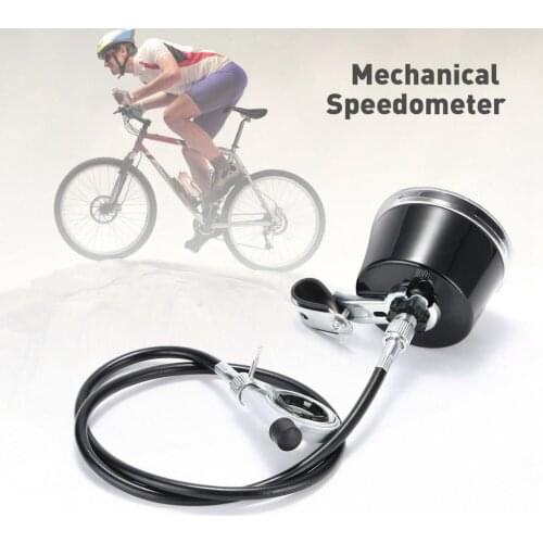 Waterproof Bicycle Bike Speedometer Analog Mechanical Odometer With Hardware Mechanical Speedometer