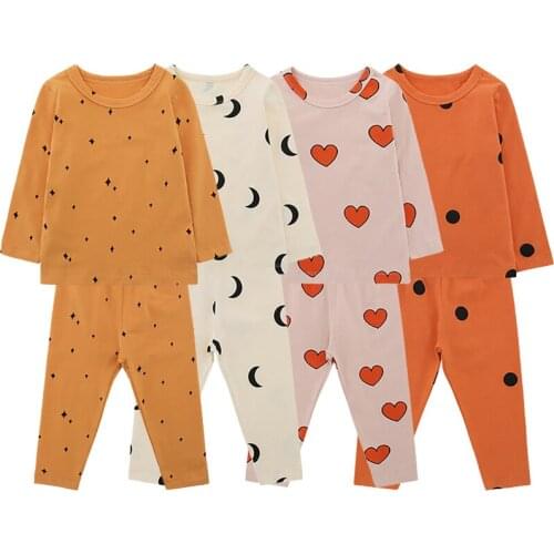VOGUEON Kids Boys Sleepwear Baby Girl Winter Sets Children Homewear Pajamas for Boy Pyjamas Kids Nightwear 1-4T Toddler Clothes