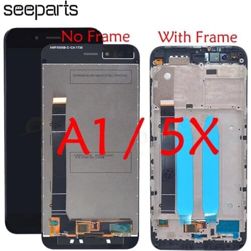 For Xiaomi Mi A1 LCD Display with Frame Screen Touch Panel 1920*1080 For Xiaomi Mi 5X LCD Display Digitizer Repair Parts