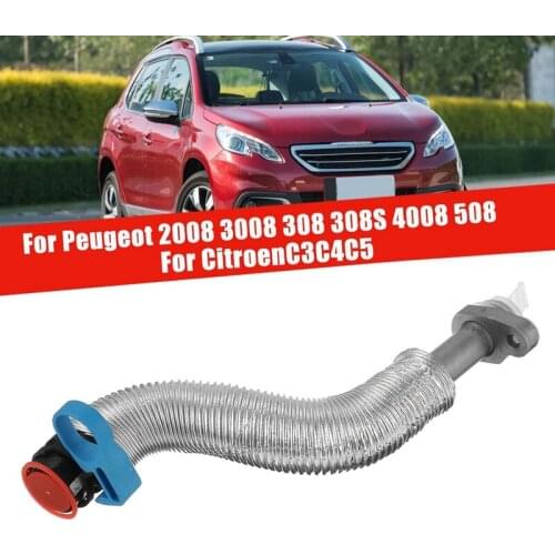 037979 V861706980 Car Turbo Charger Oil Return Hose for Peugeot 308 308CC 3008 408 4008 508 5008 Citroen C3 C4 C5 DS5
