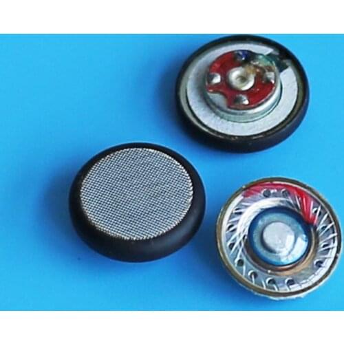 1Pair) DIY 15mm Flat Head Driver Unit for Earbuds Speaker Pure Sound Steel mesh Earphone Excellent female voice