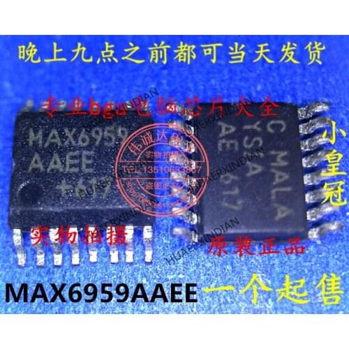 1Pieces new Original MAX6959AAEE+T MAX6959 QSOP16 1 In stock real picture