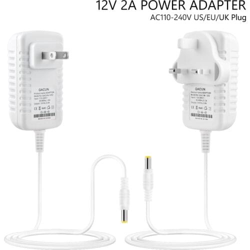 AC 110V 220V to DC 12V 2A Transformer Power Supply LED Driver Adapter 12 Volt 12 V Converter Charger For LED Strip Lights
