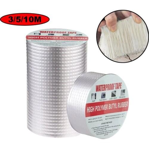 Butyl Tape Waterproof Sealing Aluminum Foil Butyl Waterproof Tape Color Steel Bungalow Roof Leakage Mending Material