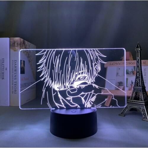 Anime Jujutsu Kaisen Led Light Satoru Gojo for Kid Bedroom Decor Nightlight Friend Birthday Gift Manga Led Lamp Jujutsu Kaisen