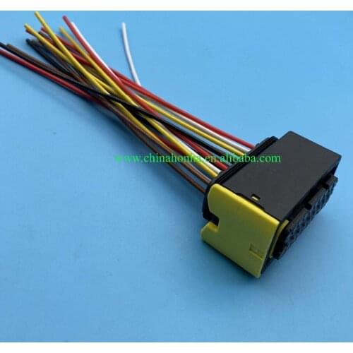 Free shipping 1pcs 18 pin auto series sheath sealed connector wire harness 1-1563759-1