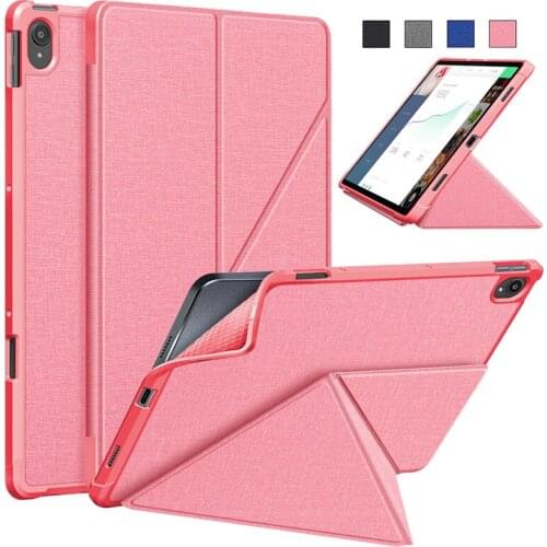 Case for Lenovo Tab P11 Case 11inch 2020 TB-J606F TB-J606X Soft TPU Smart Stand Back Cover Auto Wake/Sleep Feature